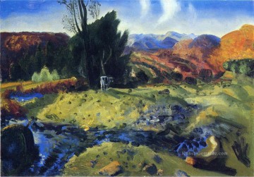  realist - Autumn Brook Realist Landschaft George Wesley Bellows